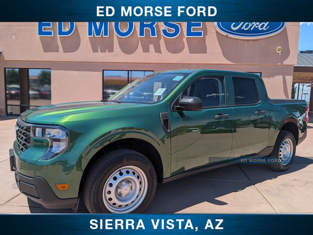 2025 Ford Maverick XL in Green — front three-quarter view