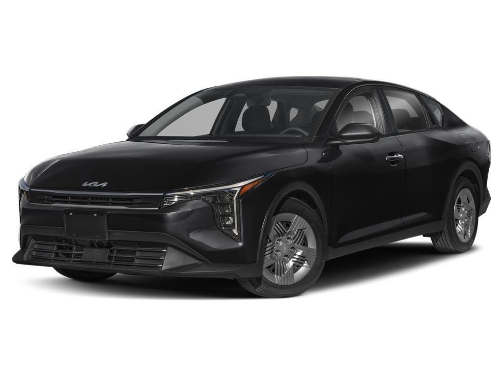 2026 Kia K4 LX in Aurora Black Pearl — front three-quarter view